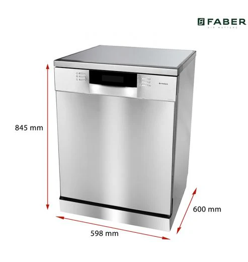 Faber FFSD08 PR14S 14‑Place Built-In Dishwasher-2